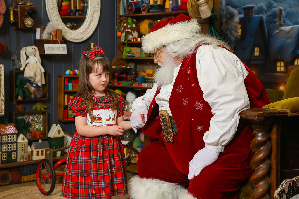 Christmas Eve Smocked Dress