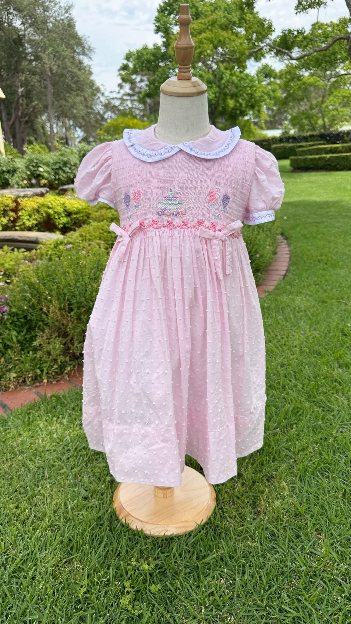 Birthday Smocked Dress (Pre-Order)